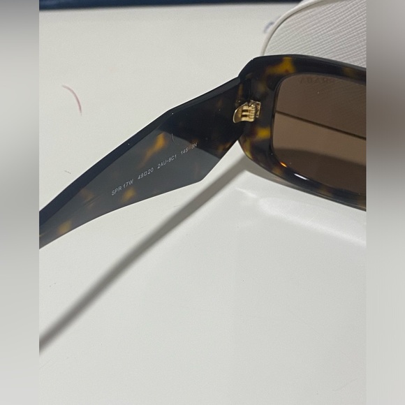 Prada tortoiseshell Scultoreo Narrow Sunglasses in perfect condition! - Picture 7 of 16